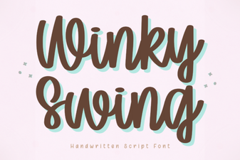 Unlock Creativity with the Winky Swing Font